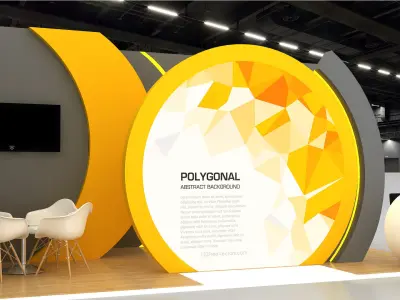 exhibition design 3D model