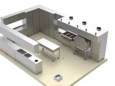 KITCHEN 89 3D model