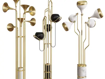 hanna floor lamp 3D model