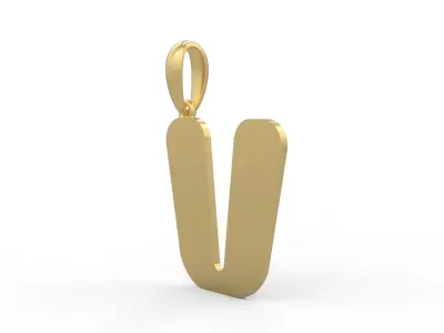 Initial Letters Pendant Sisyphus Light V 3D print model