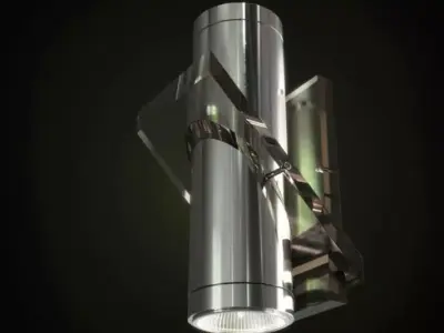 Modern Wall Lamp 3D model 5