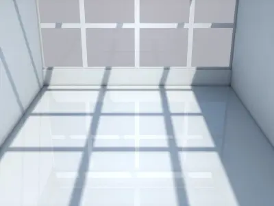 Sci Fi Room Low-poly 3D model