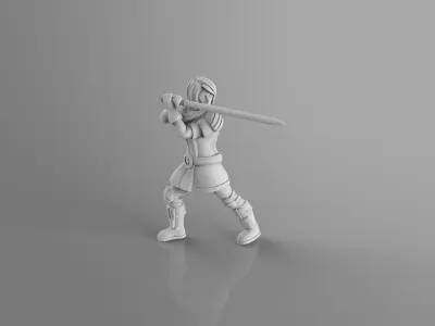 Mystical Warrior Lana 3D print model