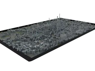 City of Manchester 3D model