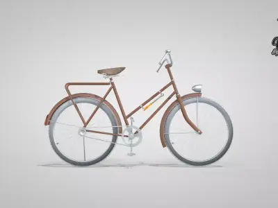 Bicycle 50s Original  3D model