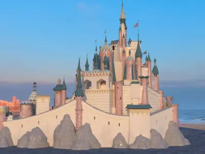 Chinese castle 3D model