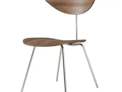 Vitra dining chair 3D model