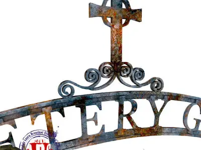 graveyard gate 3D model