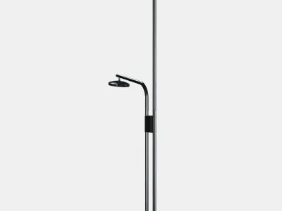 ISJAKT LED floor uplighter-reading lamp 3D model