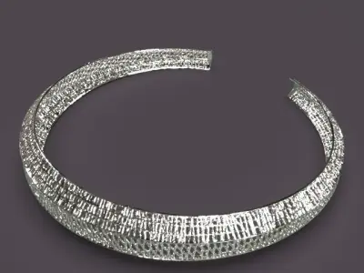 Light cuff bracelet 3D print model