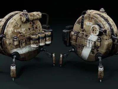 Etasphera82 Low-poly 3D model
