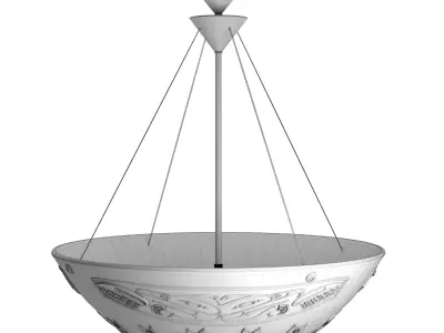 Falcon pendant lamp 3D model