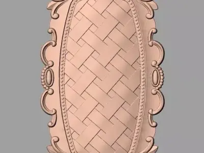 Artcam 3D relief STL models for CNC woodworking E139 3D model