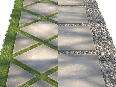 Garden Elements set 3D model