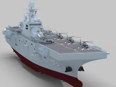 Chinese Navy Type 075 Amphibious Assault Ship 