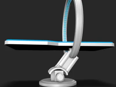 Sci Fi Medical Bed 3D model