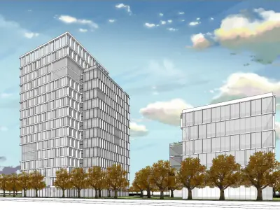 130 industrial parks and industrial park models 3D model