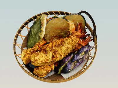 Japanese Food Vol - 1 Low-poly 3D model