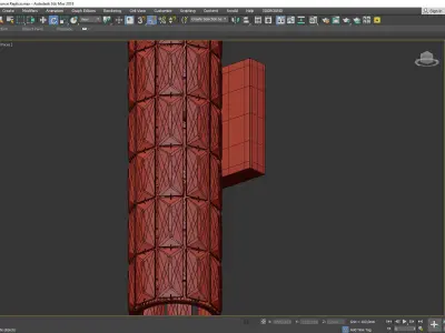 Talento crystal wall sconces Low-poly 3D model