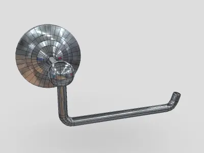 CC0 - Toilet Roll Holder 3 Free low-poly 3D model