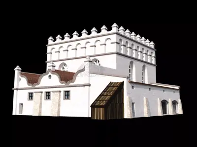 Golden Rose Synagogue Reconstruction 3D model