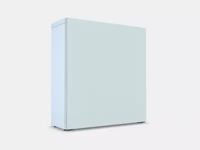BESTA Shelf unit with door 49 Low-poly 3D model