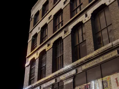 Derelict wall-1 3D model