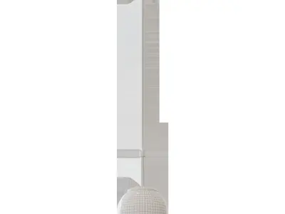 Chandelier VITALUCE Pilar gold 1xE14 max 40W 3D model