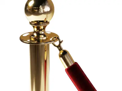 Rope stanchion 3D model