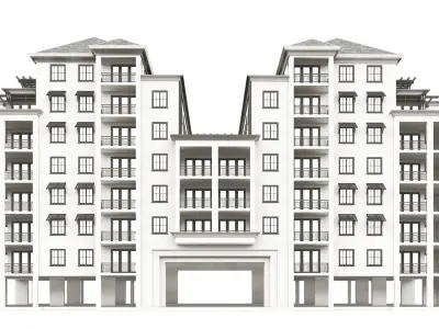 Building 3D Model residential 3D model