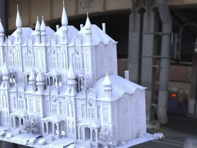 House mansion rich district 3D model