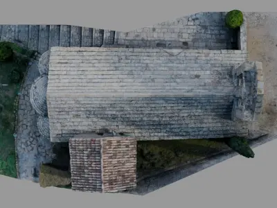 3D Model of Catalonian Church Captured by Photogrammetry 3D model