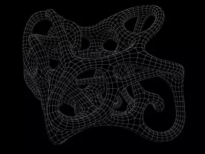 Abstract Shape v39 001 Low-poly 3D model