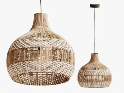 rottan pendant light at Arturest 3D model