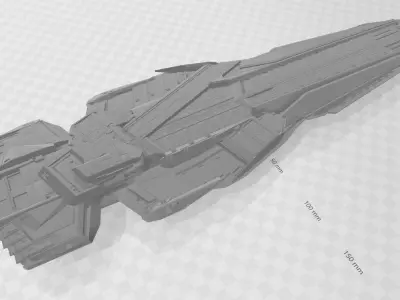 COD Infinite Warfare UNSA Retribution 3D print model