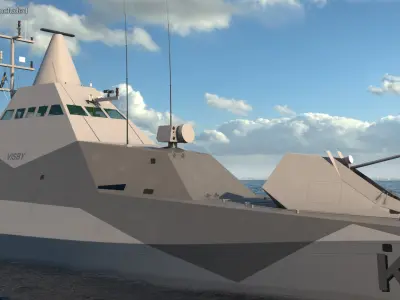  Visby Class Corvette 