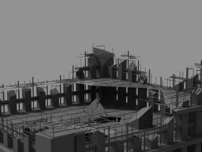 Apocalypse Destroyed City models 3D model