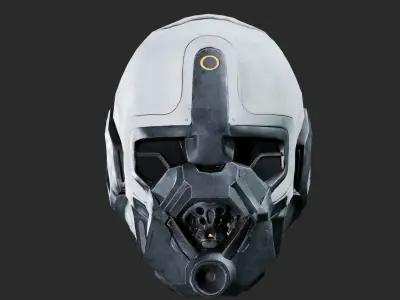 SciFi Helmet ver1 Low-poly 3D model