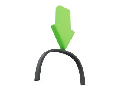 Arrow Hat v1 001 Low-poly 3D model