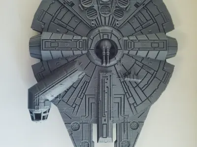 millennium falcon 3D print model