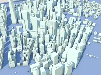 Manhattan New York 3D model