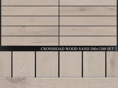 ABK Crossroad Wood Sand 200x1200 Set 2 3D model