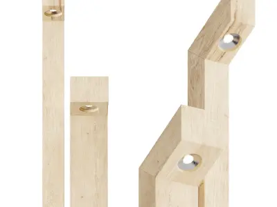 Timberlab ANGELO Lanterns 3D model