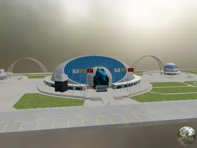 Konya Science Center 3D model