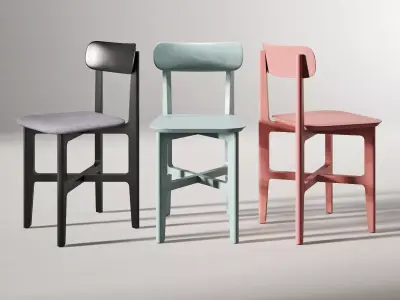 13 Dining Chair 3D model