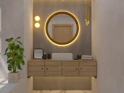 HAND WASHROOM 3D model