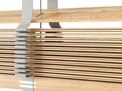 Wooden Blinds Set 17 3D model
