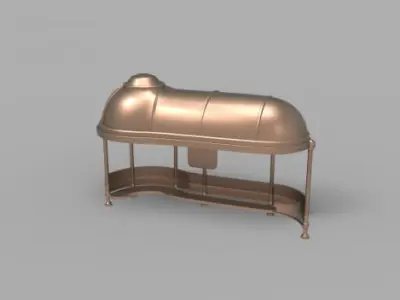 Bus Stop 3D model