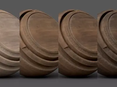 Substance Painter Wood 1 Smart Material Texture