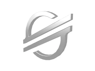 Stellar Coin v1 008 Low-poly 3D model